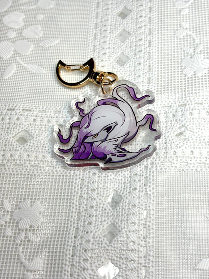 Hisuian Werewolf Keychain: Shiny Peeking Acrylic Charm