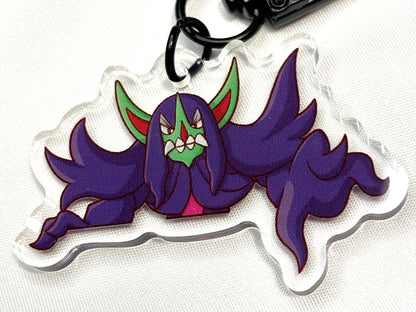 Double-sided Shiny Grimmsnarl Fanart Keychain | 2” Charm