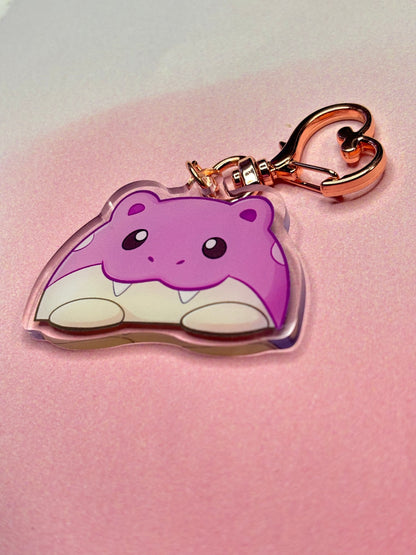 Double-sided Orb Seal Fanart Keychain | 2" Shiny Acrylic Charm