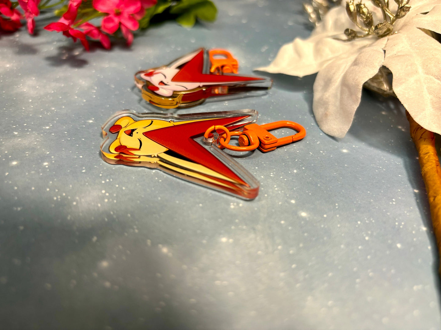 Victory Keychain | Double-Sided Shiny Acrylic Charm