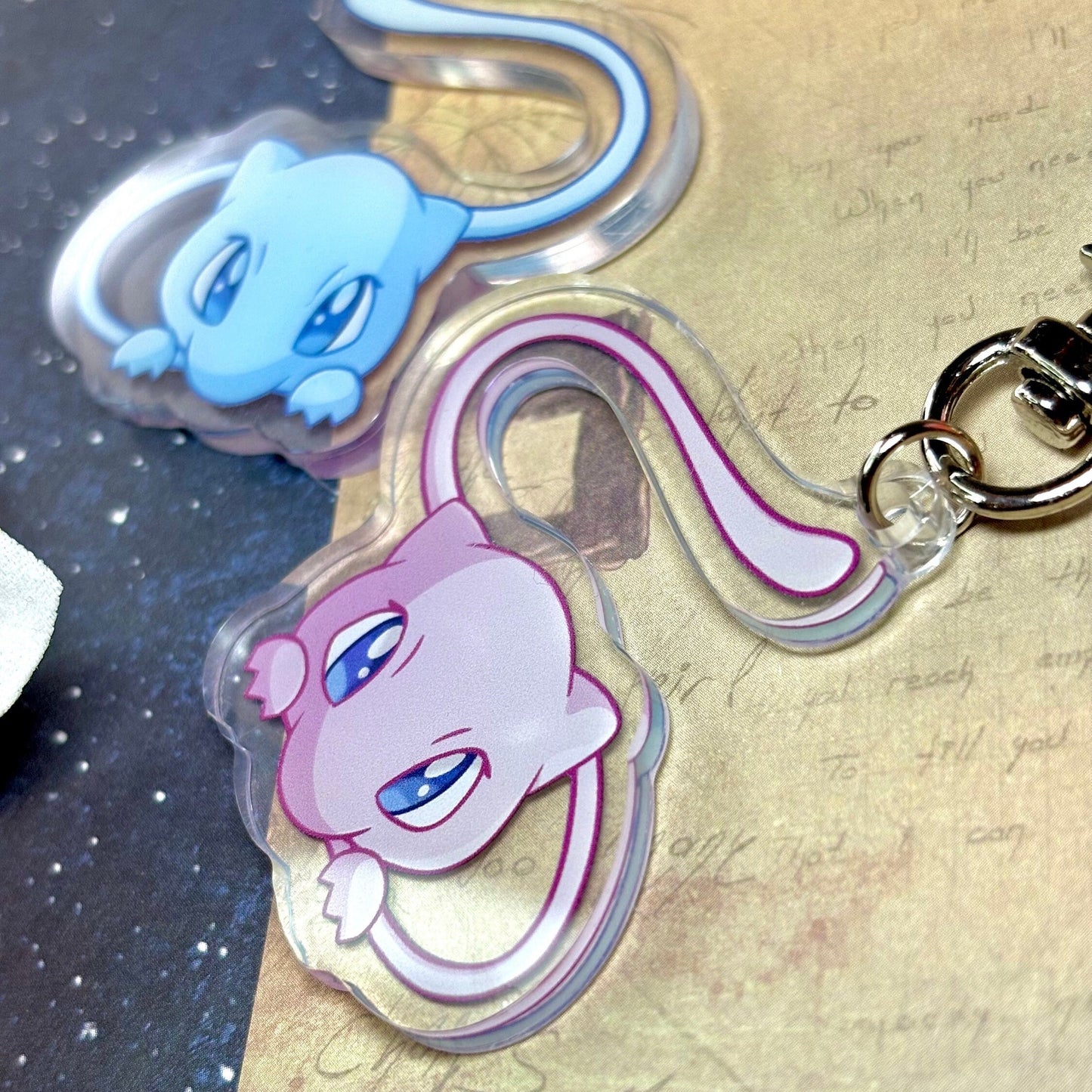 Mythical Mon Fanart Keychain: Double-Sided 2" Acrylic Charm