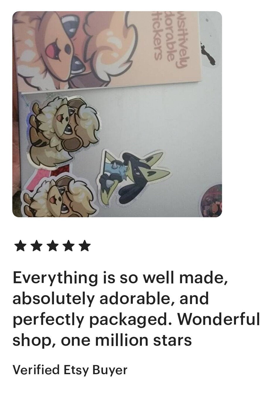 Fire Dog Fanart Sticker | 3" Vinyl Decal - Holo & Glitter Options