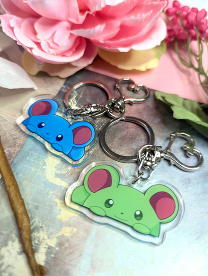 Shiny Water Mon Charms | Fanart Acrylic Keychain Gifts