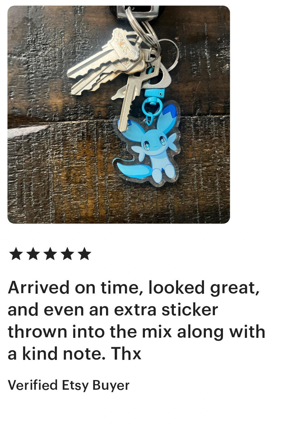 Palworld Fanart: Glitter Epoxy Acrylic Keychain - Chillet Cremis