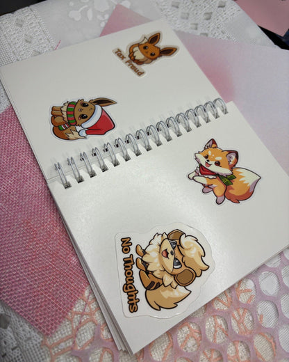 Reusable Sticker Book | A6 Artist Alley Passport Notebook for Sticker Collectors