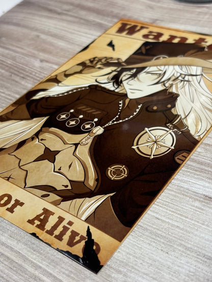 Boothill Wanted Poster Art Print: Honkai Star Rail Fanart