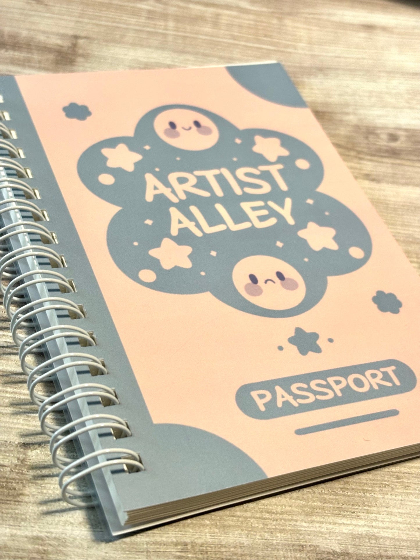Reusable Sticker Book | A6 Artist Alley Passport Notebook for Sticker Collectors