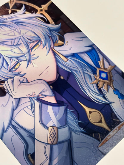 Honkai Star Rail Sunday Art Print: Coffee Fanart (5x7 & 11x17 Inches)