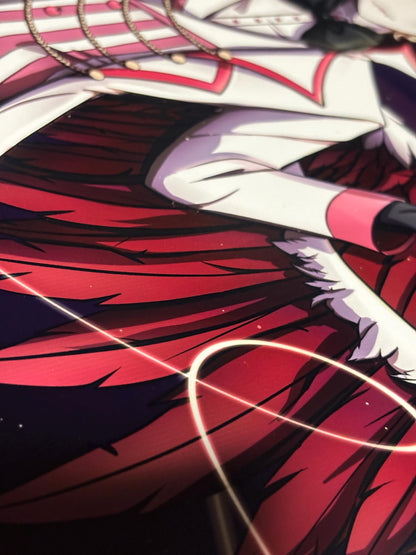 Lucifer Morningstar Hazbin Hotel Wall Art Poster Print Fanart (5x7 and 11x17 Inches)