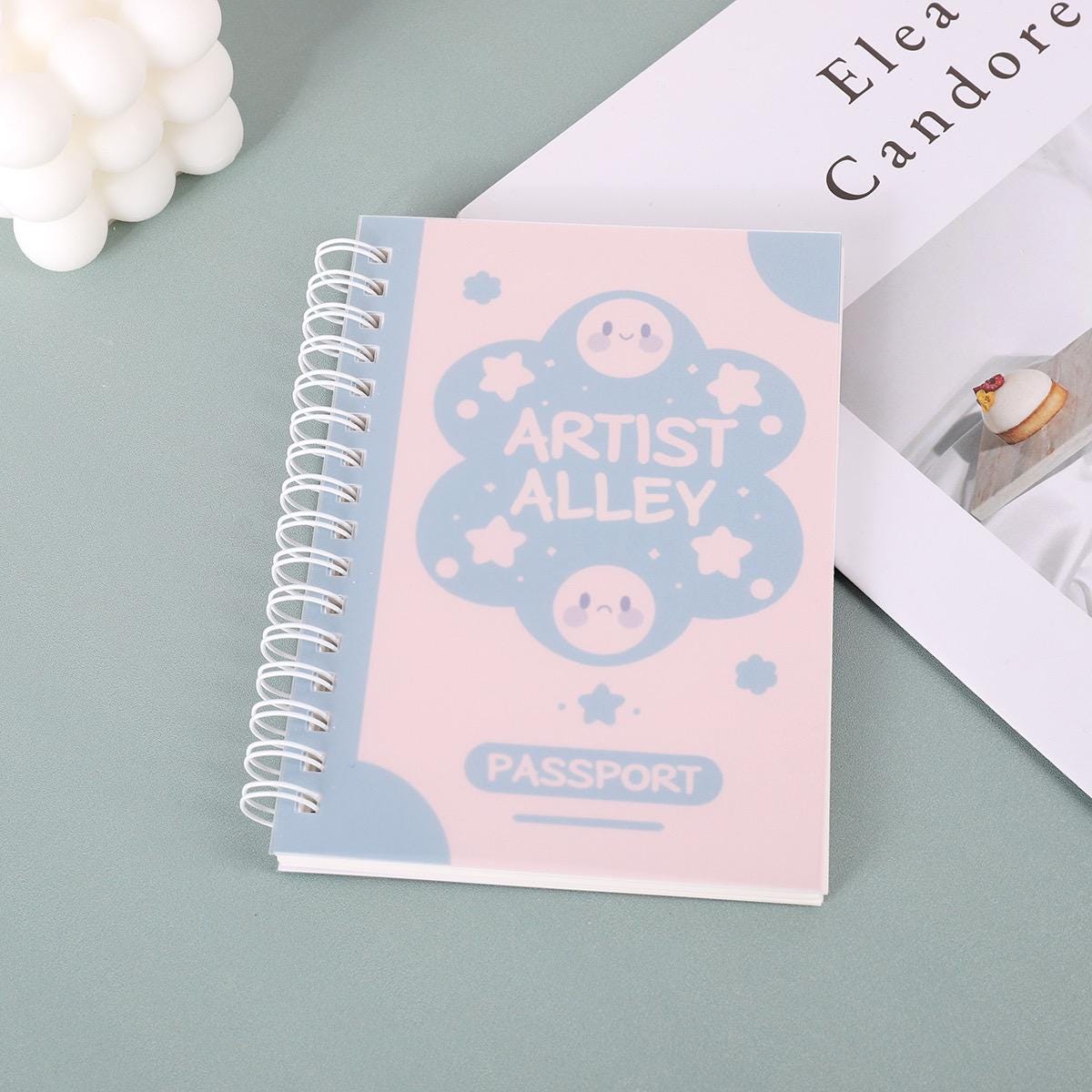 Reusable Sticker Book | A6 Artist Alley Passport Notebook for Sticker Collectors