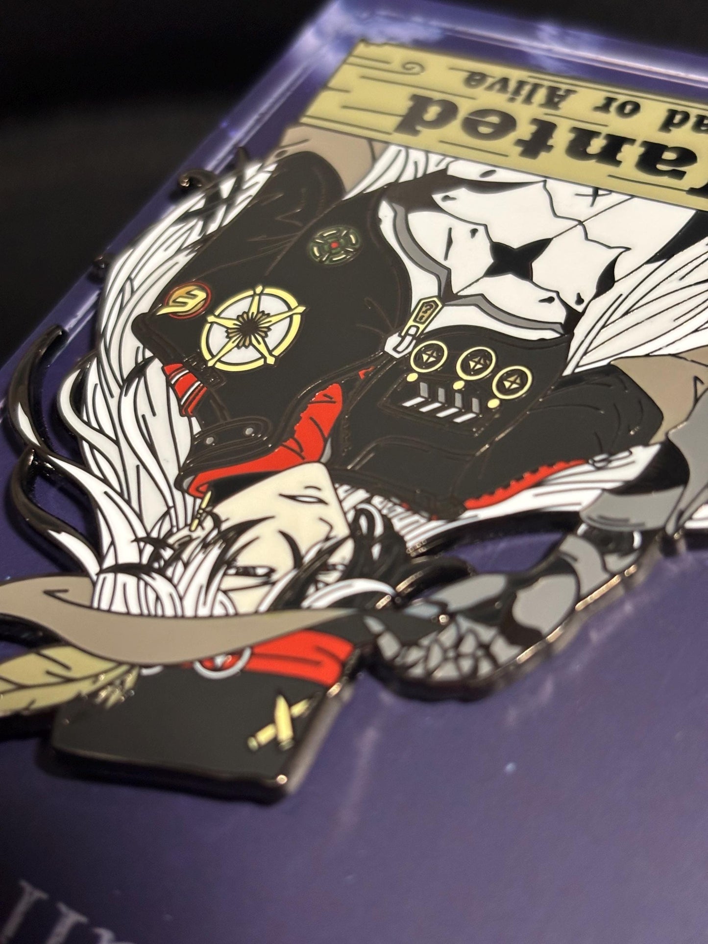Boothill Wanted | 3” XL Hard Enamel Pin | Fan-made Honkai Star Rail Fanart