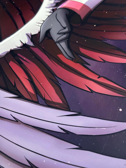 Lucifer Morningstar Hazbin Hotel Wall Art Poster Print Fanart (5x7 and 11x17 Inches)