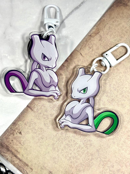 Legendary Mon Acrylic Keychain: Double-Sided Shiny Fanart Charm