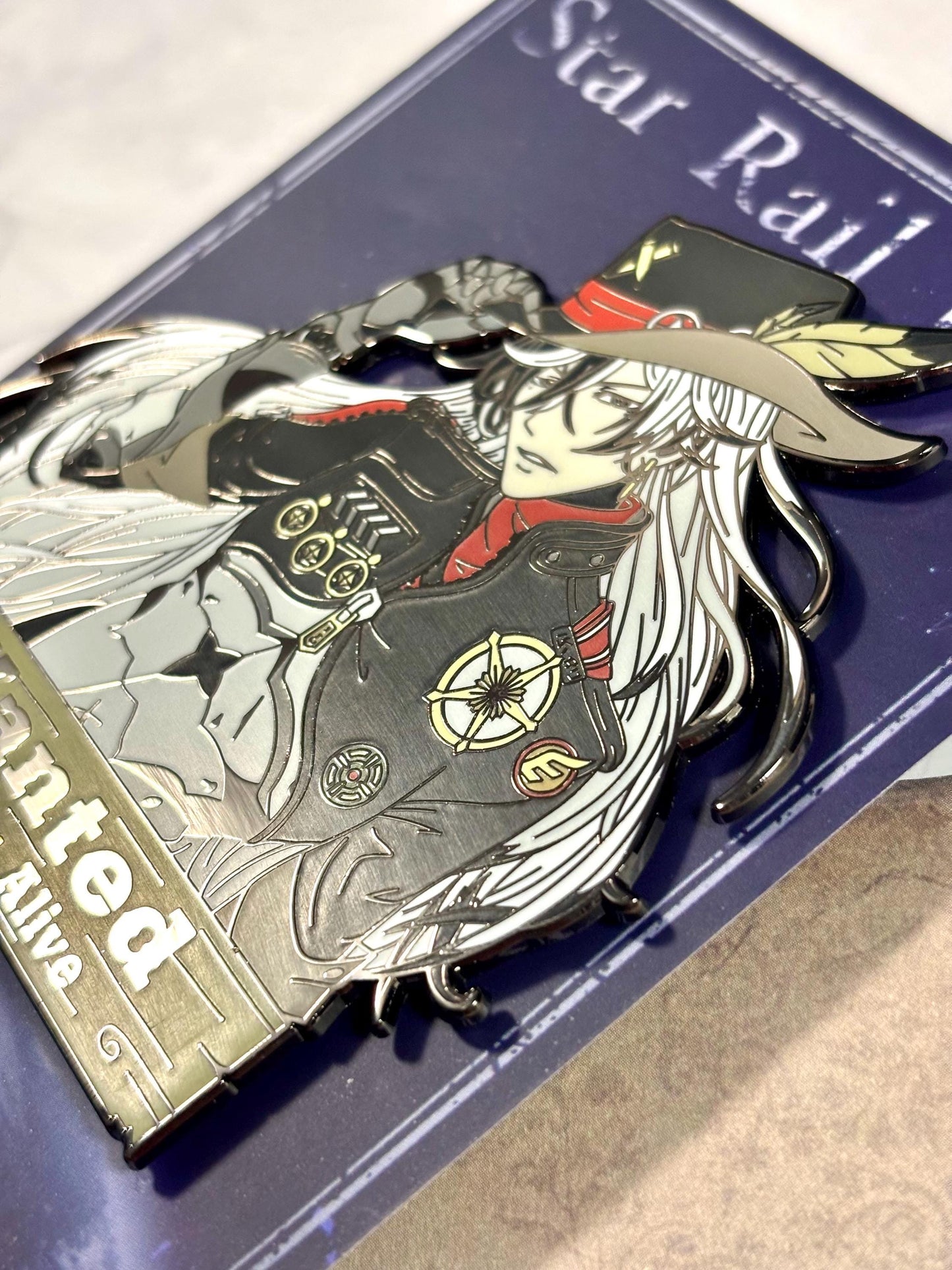 Boothill Wanted | 3” XL Hard Enamel Pin | Fan-made Honkai Star Rail Fanart