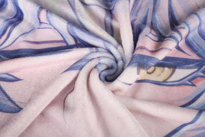Sunday Honkai Star Rail Plush Blanket: Cozy Cafe Fanart (4’x5’)