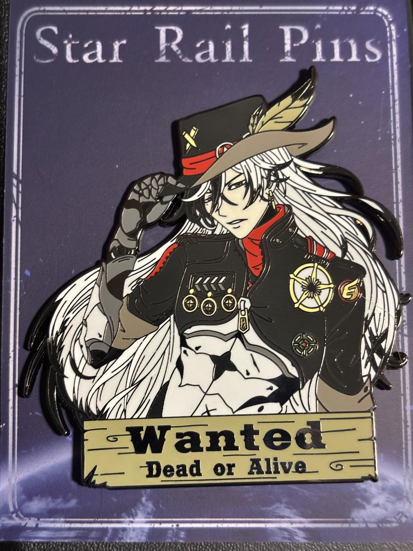 Boothill Wanted | 3” XL Hard Enamel Pin | Fan-made Honkai Star Rail Fanart