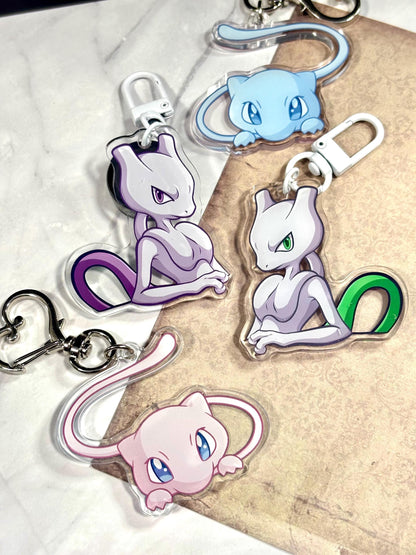 Legendary Mon Acrylic Keychain: Double-Sided Shiny Fanart Charm
