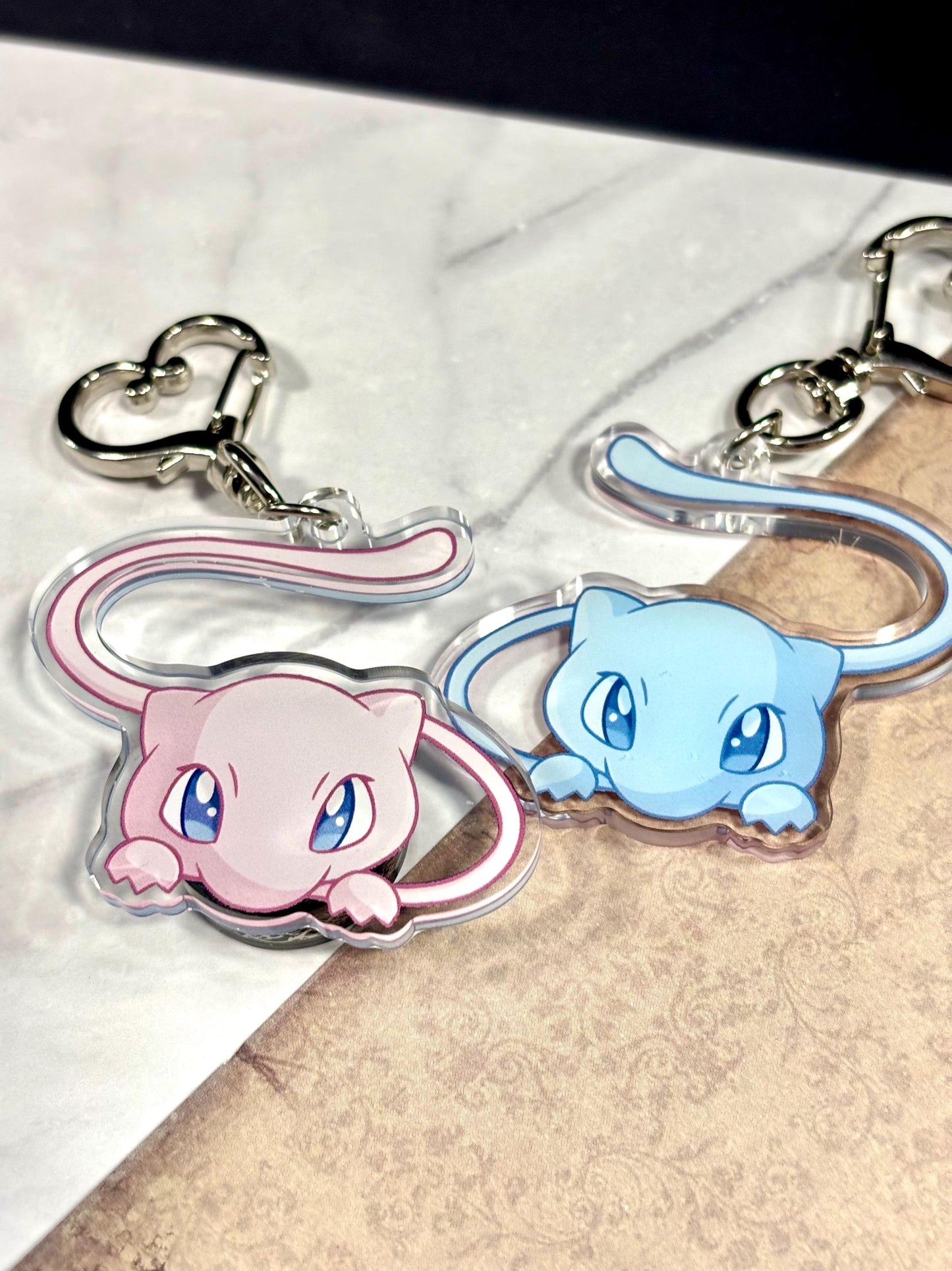 Legendary Mon Acrylic Keychain: Double-Sided Shiny Fanart Charm