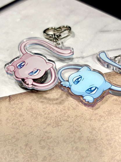 Legendary Mon Acrylic Keychain: Double-Sided Shiny Fanart Charm