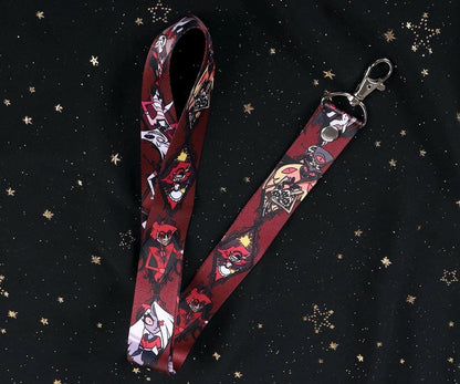 Hazbin Hotel Portrait Lanyard for Keychains and Charms | Hellaverse Fanart