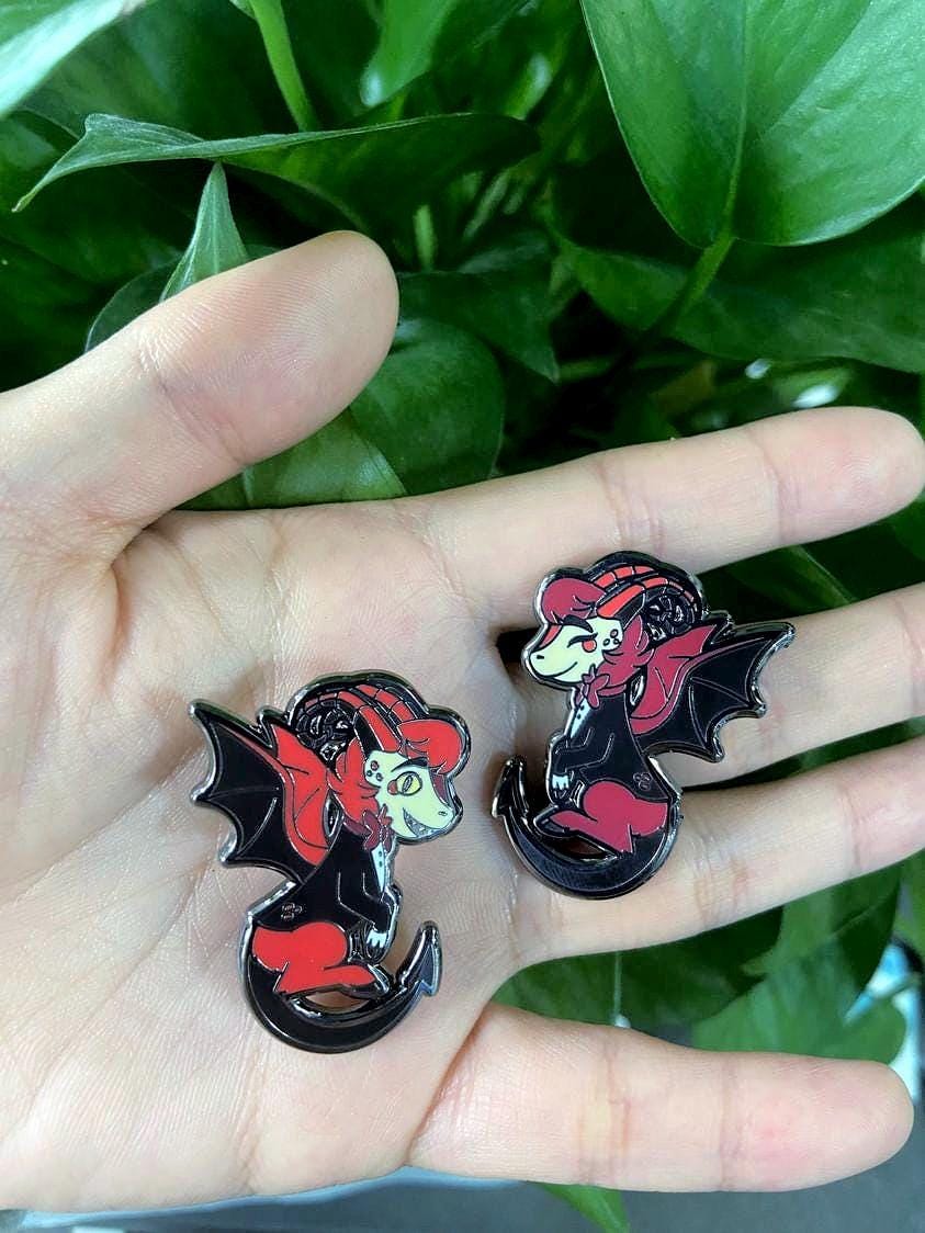 Razzle & Dazzle Hard Enamel Pins | Hazbin Hotel Fanart