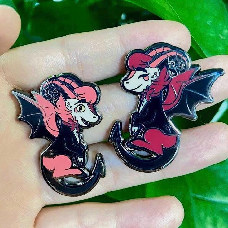 Razzle & Dazzle Hard Enamel Pins | Hazbin Hotel Fanart