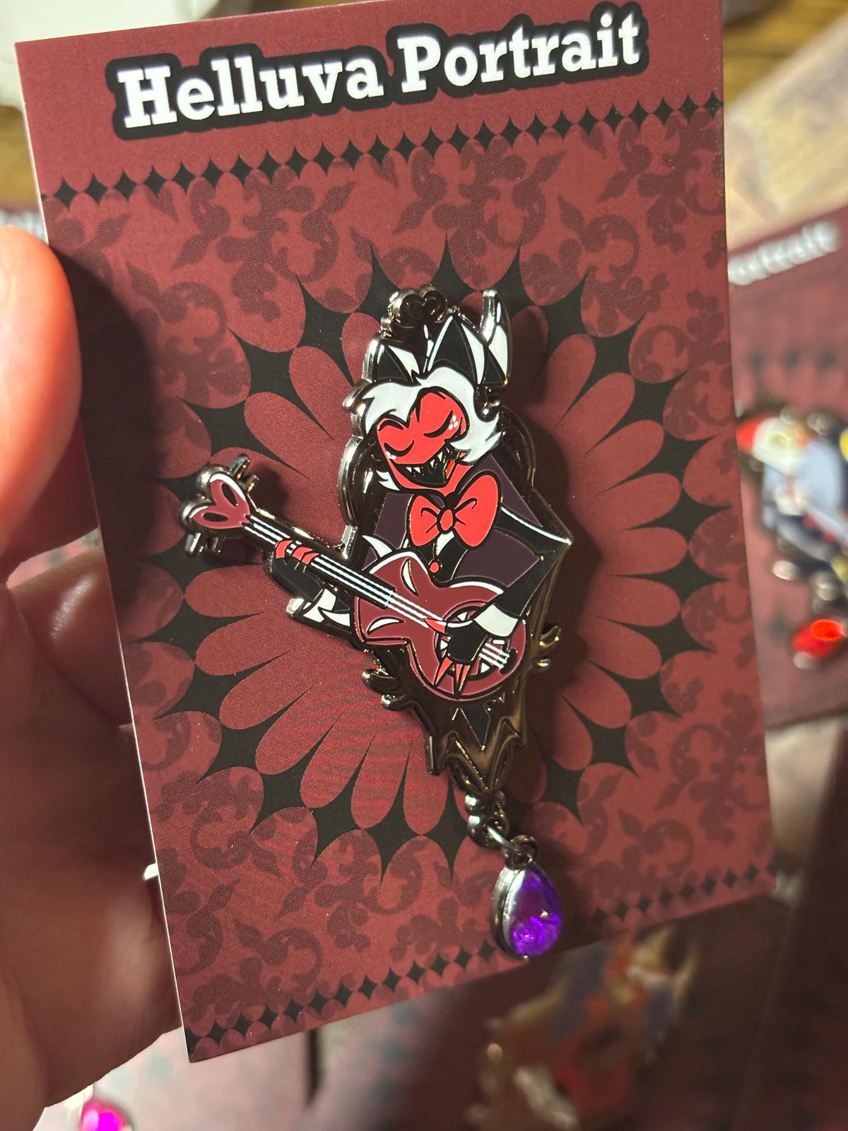 Millie Portrait Enamel Pin | Helluva Boss Fanart