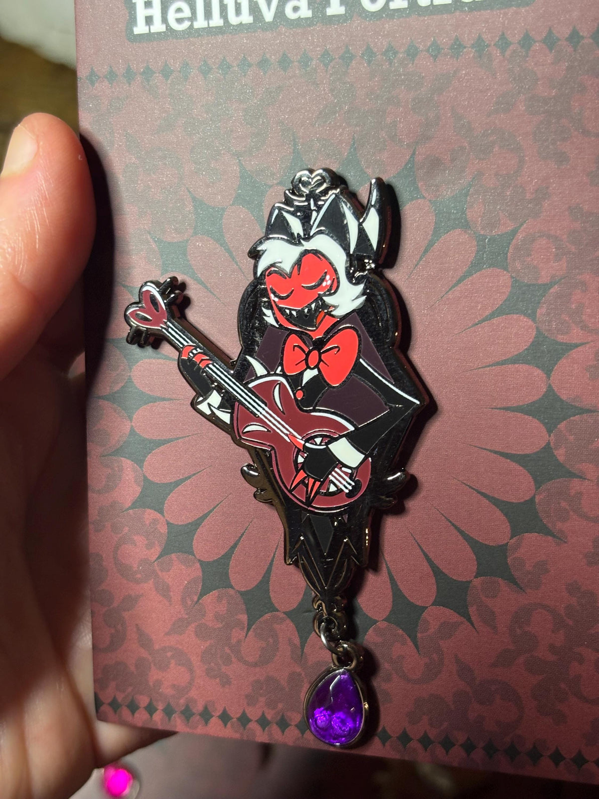 Millie Portrait Enamel Pin | Helluva Boss Fanart