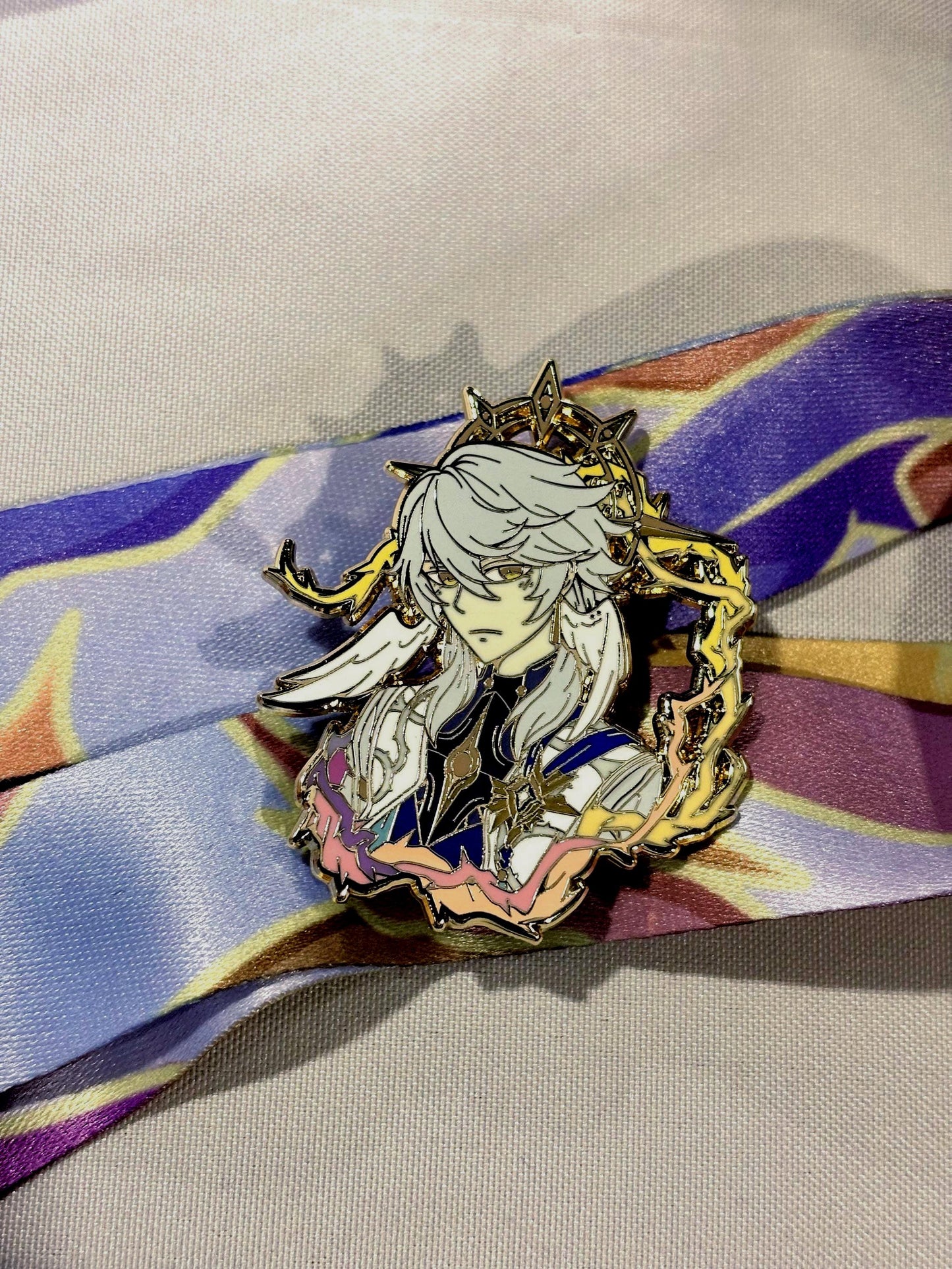 Sunday Hard Enamel Pin | Penacony Honkai Star Rail Fanmade Art