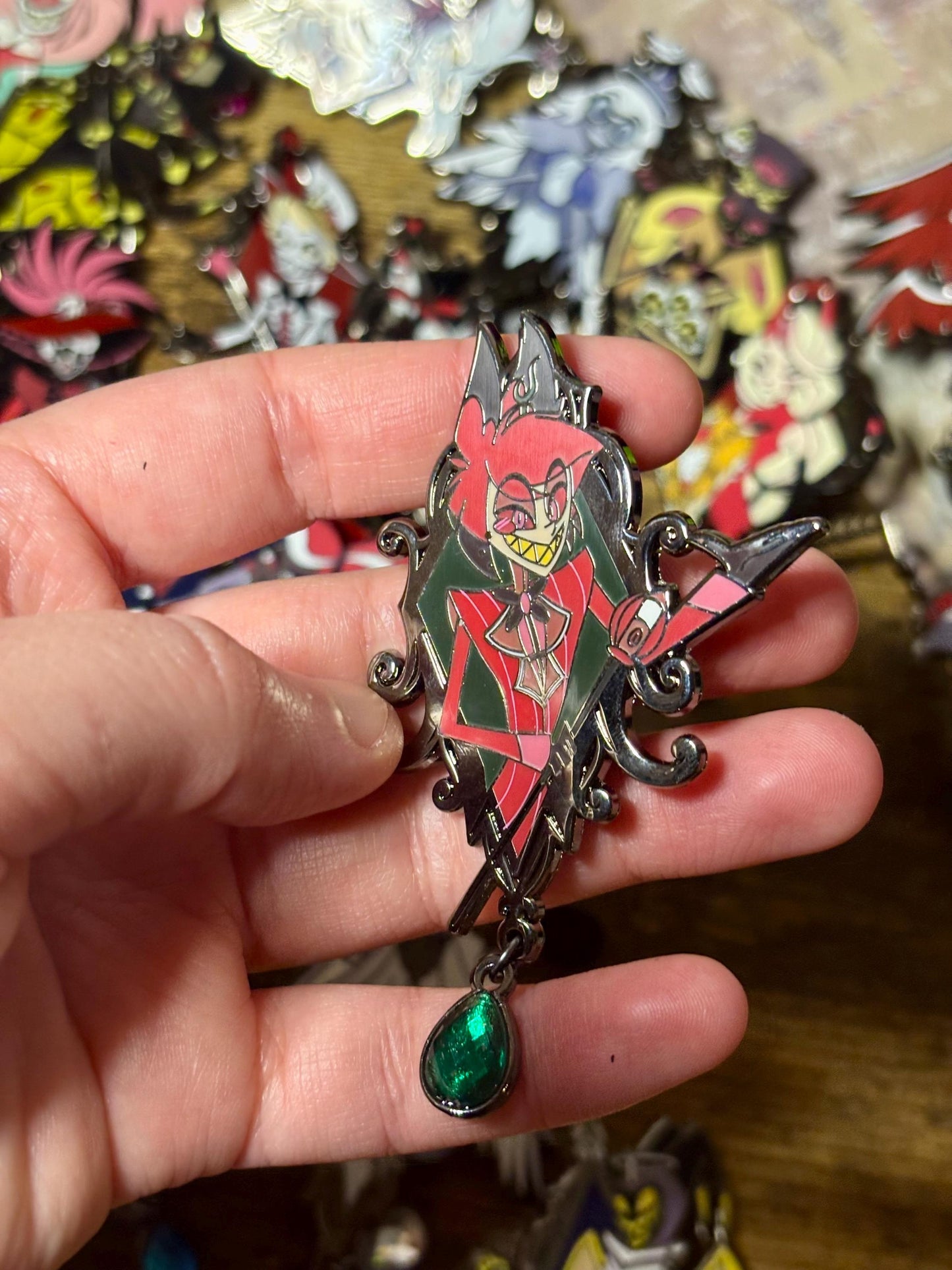Alastor Portrait Enamel Pin | Hazbin Hotel Fanart