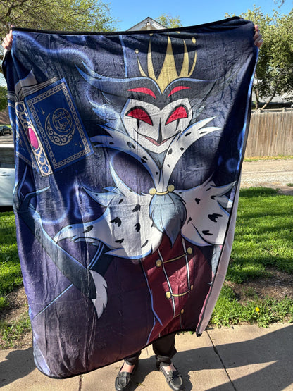 Stolas Plush Throw Blanket: Ultra Soft Fanmade Creation