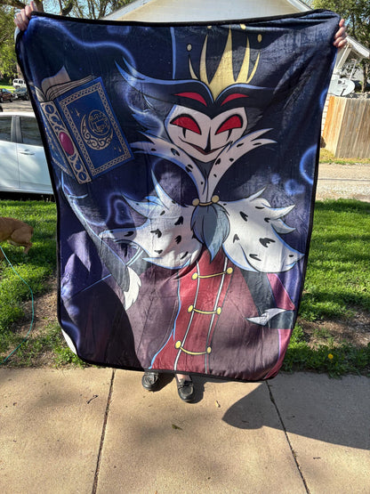 Stolas Plush Throw Blanket: Ultra Soft Fanmade Creation