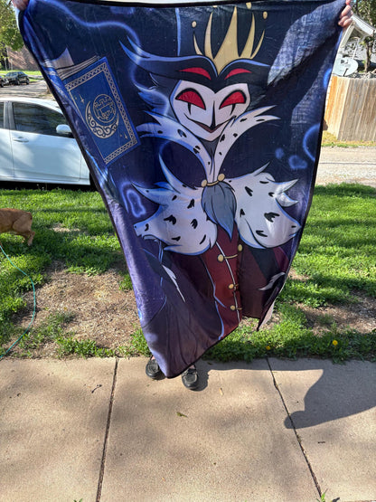 Stolas Plush Throw Blanket: Ultra Soft Fanmade Creation