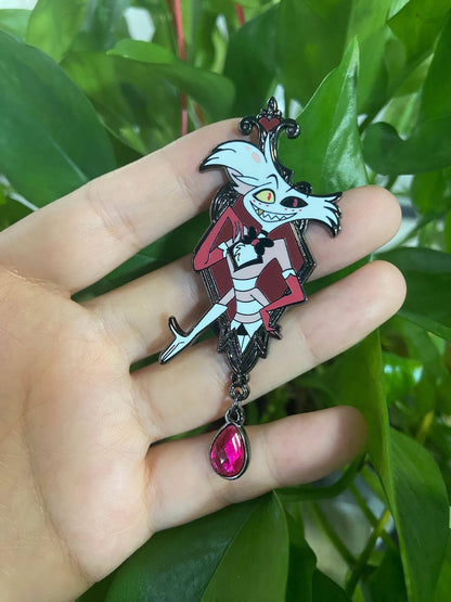 Angeldust Portrait Enamel Pin | Hazbin Hotel Fan-made Pin Set