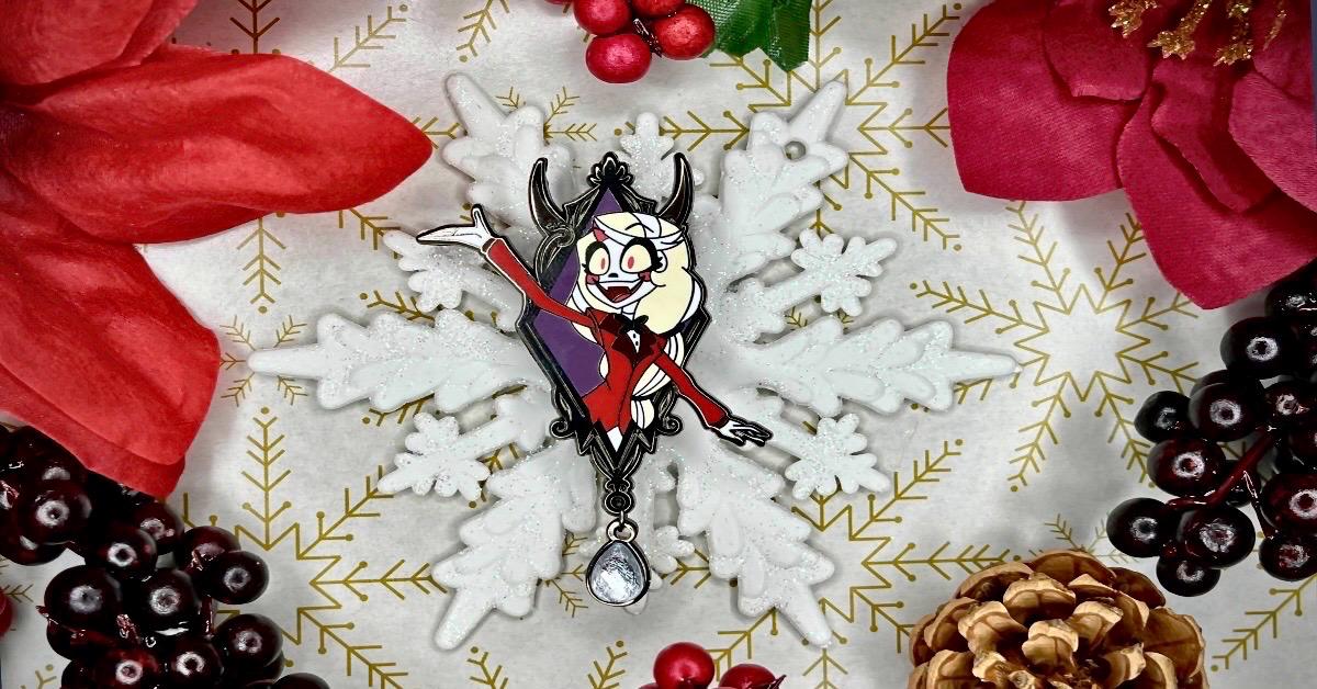 Demon Charlie Portrait Enamel Pin | Hazbin Hotel Fanart