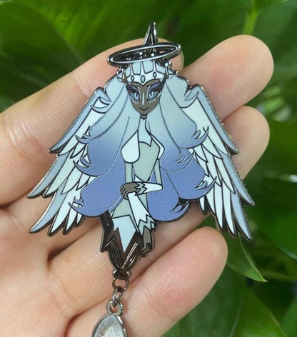 Sera Portrait Enamel Pin | Hazbin Hotel Fanart