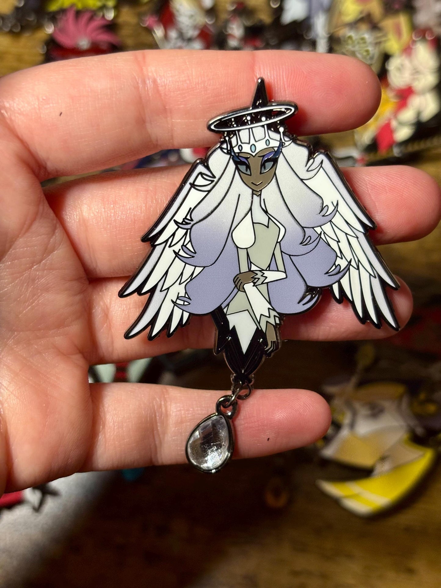 Sera Portrait Enamel Pin | Hazbin Hotel Fanart