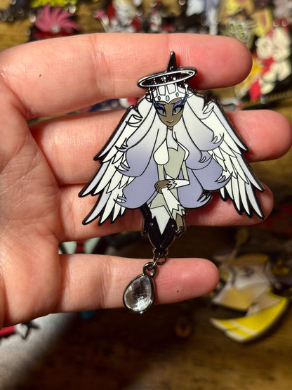 Sera Portrait Enamel Pin | Hazbin Hotel Fanart