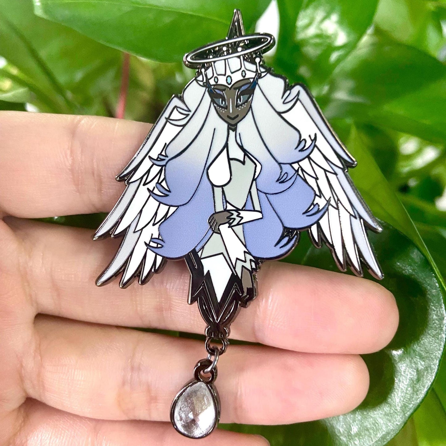 Sera Portrait Enamel Pin | Hazbin Hotel Fanart