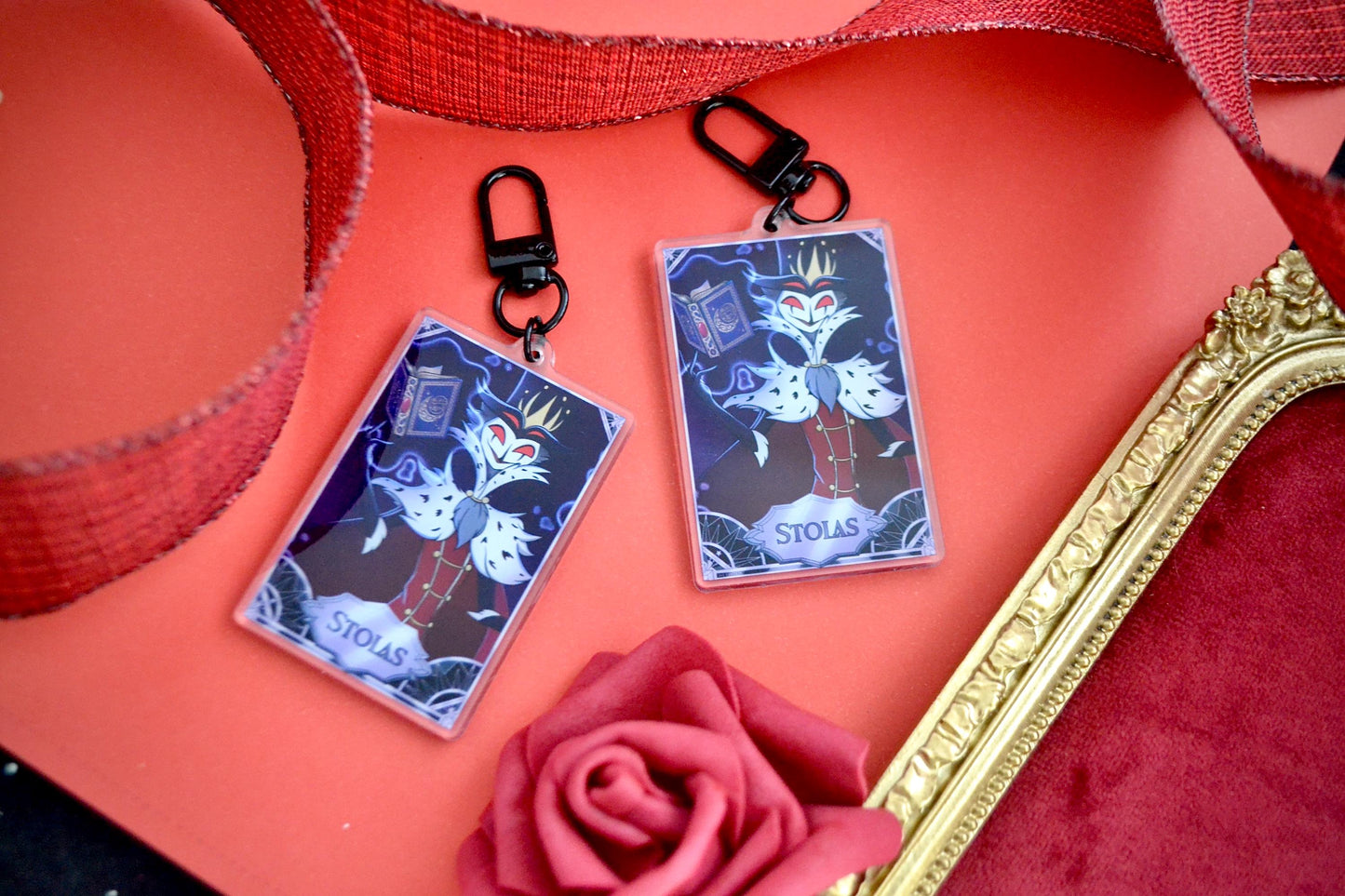 Stolas TCG Keychain | Helluva Boss Fan-made Merch
