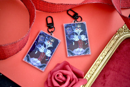 Stolas TCG Keychain | Helluva Boss Fan-made Merch