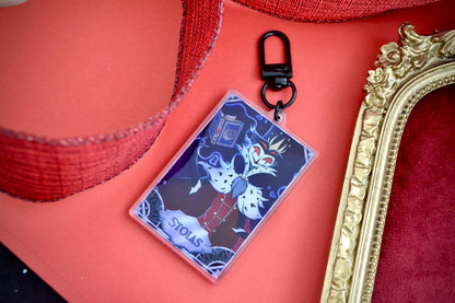 Stolas TCG Keychain | Helluva Boss Fan-made Merch