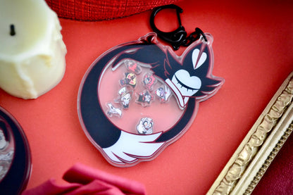 Keekee & Friends Shaker Keychain | Hazbin Hotel Fan-made Merch