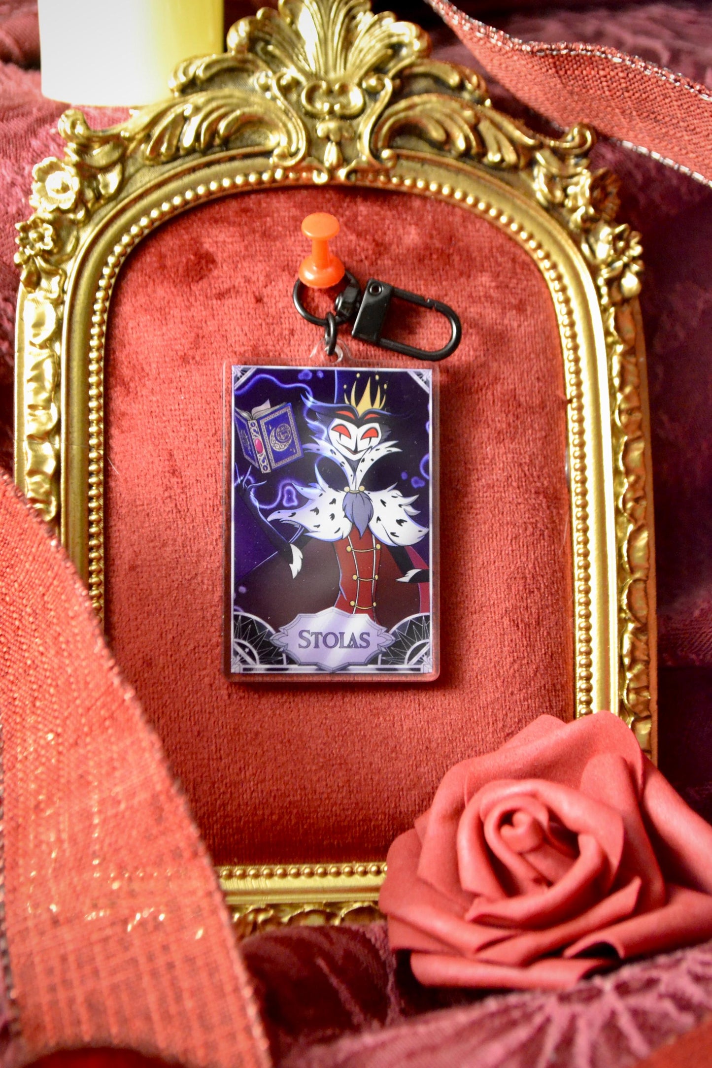 Stolas TCG Keychain | Helluva Boss Fan-made Merch