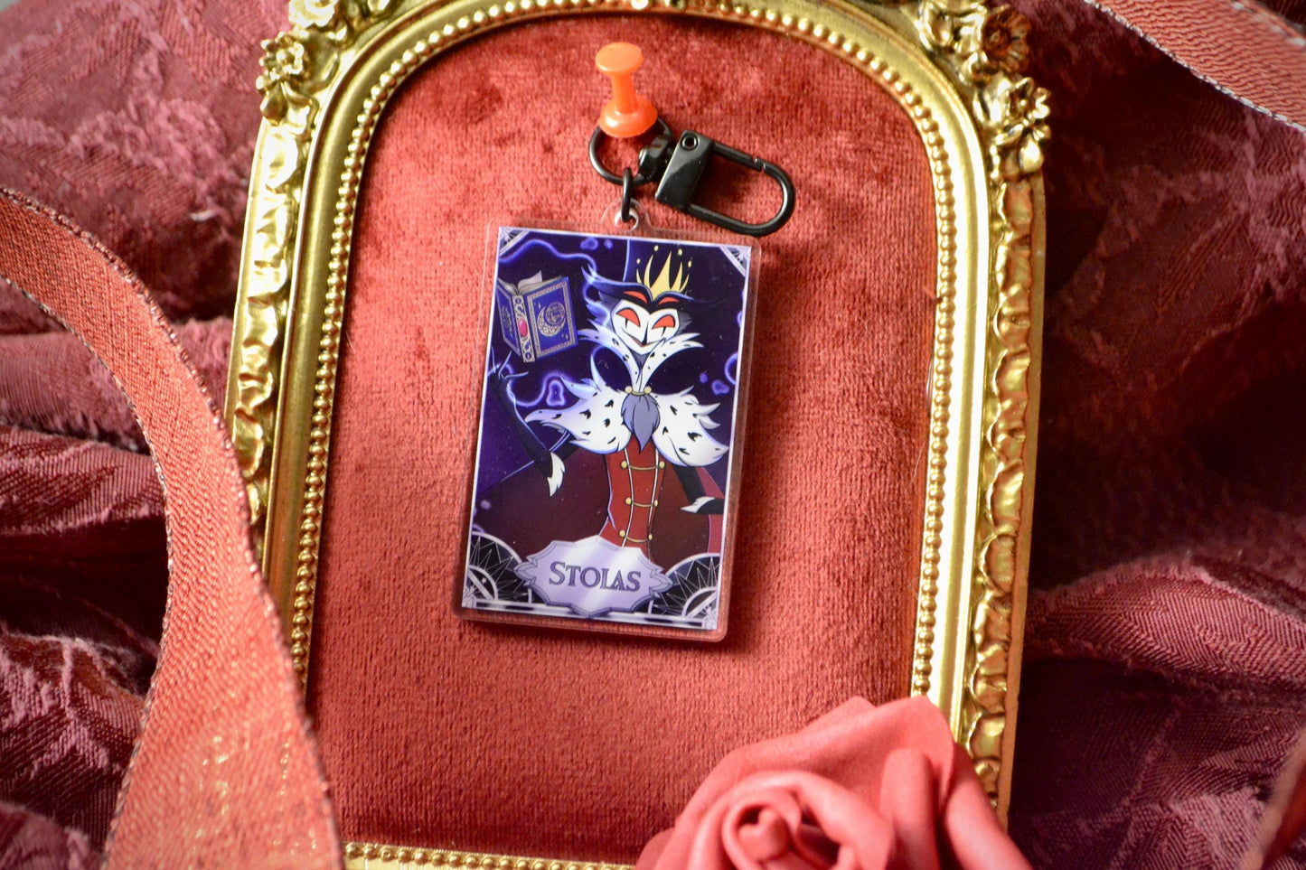 Stolas TCG Keychain | Helluva Boss Fan-made Merch