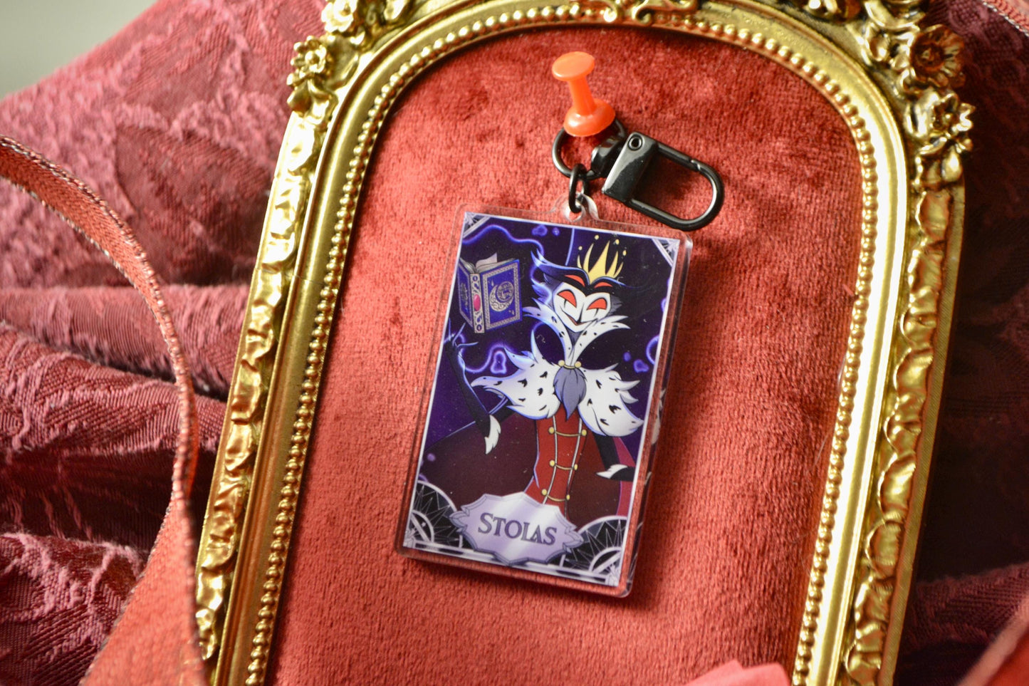 Stolas TCG Keychain | Helluva Boss Fan-made Merch