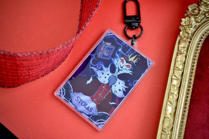 Stolas TCG Keychain | Helluva Boss Fan-made Merch