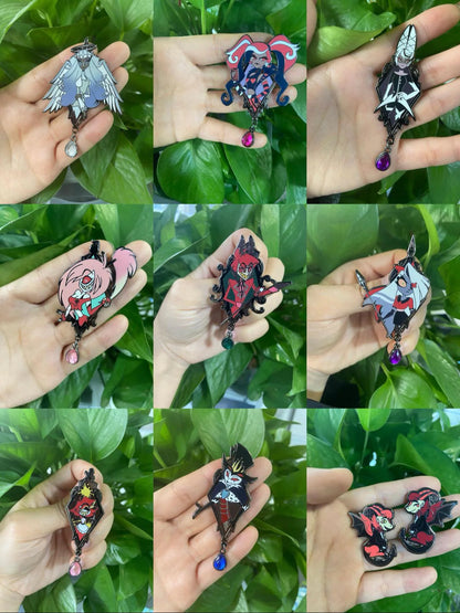 Keekee & Friends Shaker Keychain | Hazbin Hotel Fan-made Merch