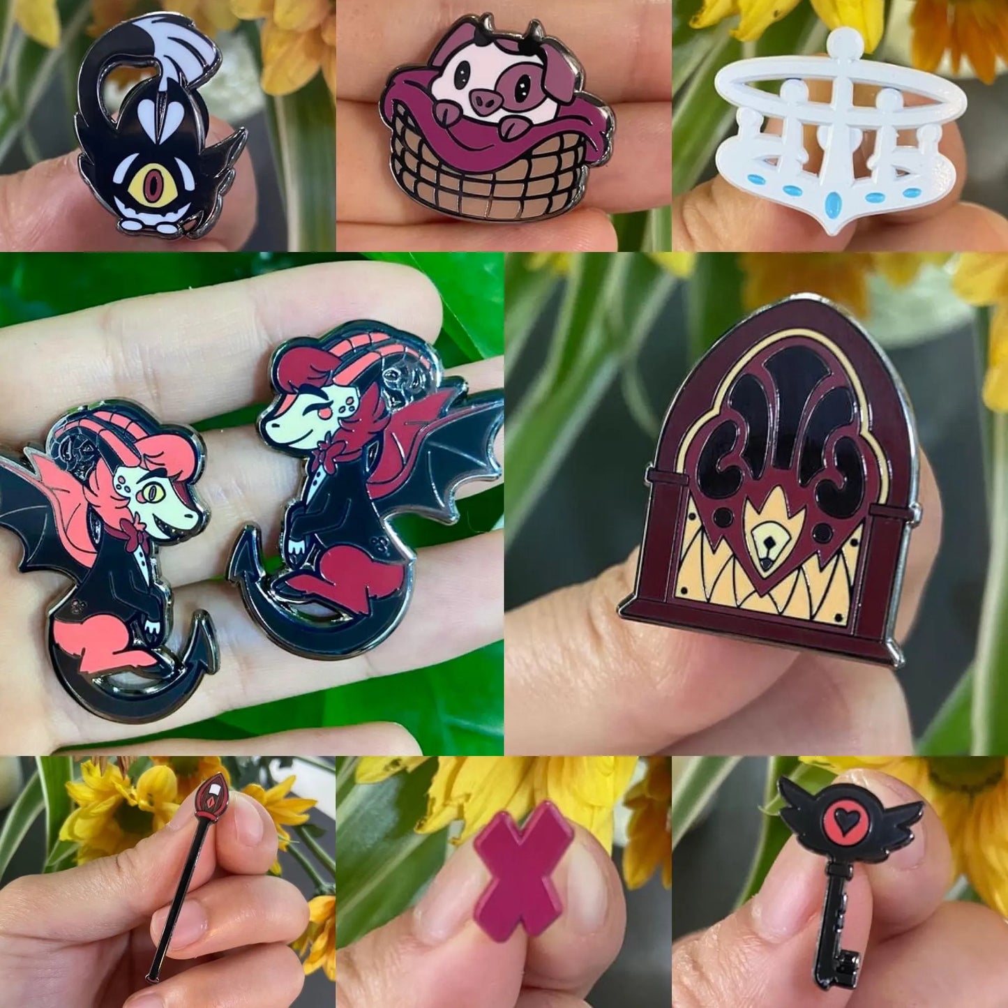 Keekee & Friends Shaker Keychain | Hazbin Hotel Fan-made Merch