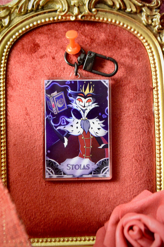 Stolas TCG Keychain | Helluva Boss Fan-made Merch